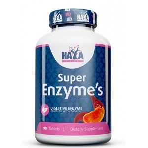 Комплексные пищеварительные ферменты, Haya Labs, Super Enzymes - 90 таб