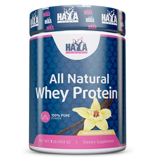 Сывороточный протеин, Haya Labs, 100% Pure All Natural Whey Protein - 454 г