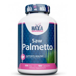 Сав Пальметто 550 мг, мужское здоровье, Haya Labs, Saw Palmetto 550 мг - 100 капс