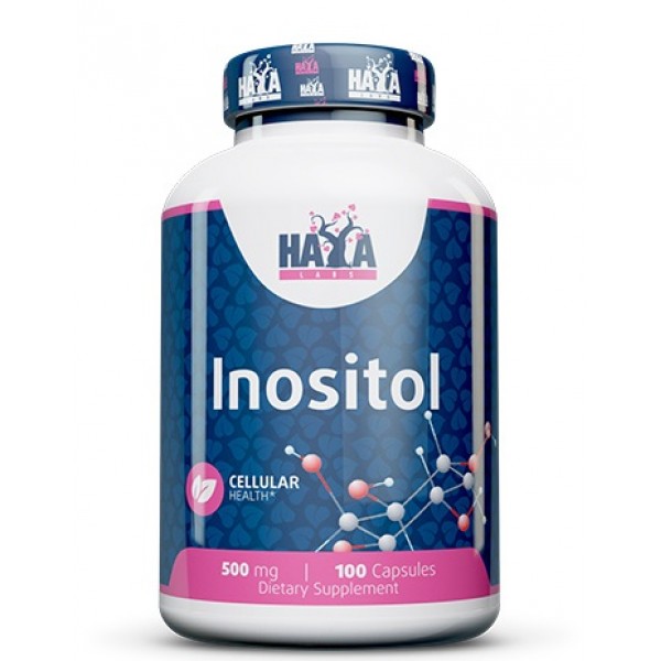 Инозитол (Витамин В8), Haya Labs, Inositol 500 мг - 100 капс