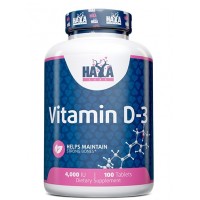 Вітамін Д3 4000 МО, Haya Labs, Vitamin D-3 / 4000 МО - 100 таб