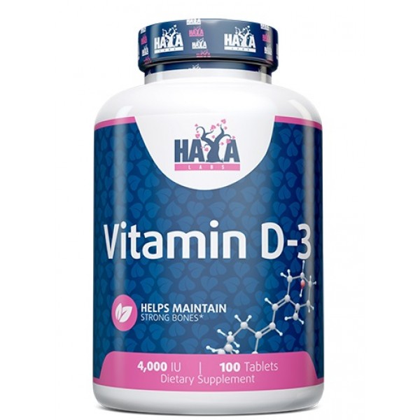 Витамин Д3 4000 МЕ, Haya Labs, Vitamin D-3 / 4000 МЕ