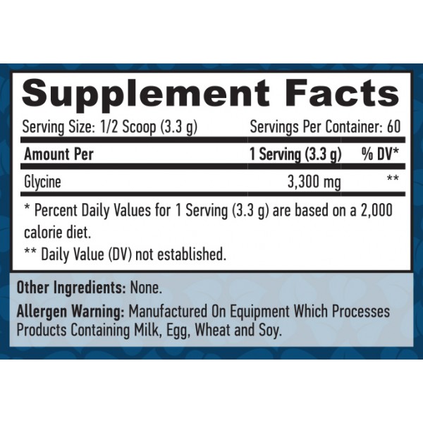 Аминокислота Л-глицин в пороковой форме, Haya Labs, Glycine - 200 г