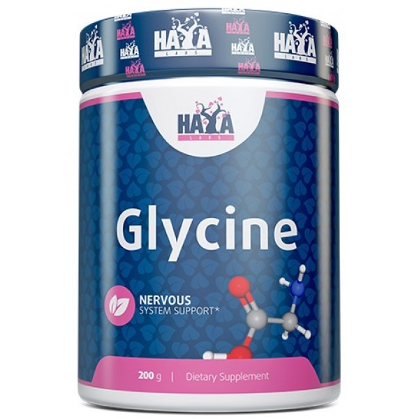 Аминокислота Л-глицин в пороковой форме, Haya Labs, Glycine - 200 г