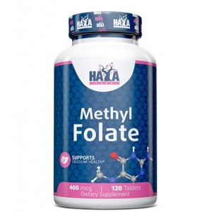 Метил Фолат, Haya Labs, Methyl Folate 400 мкг - 120 таб