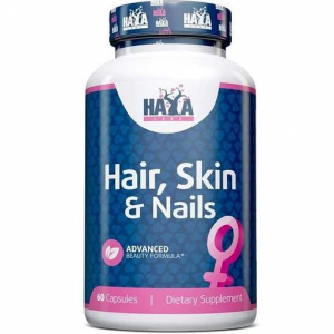 Комплекс для здоровья волос, кожи и ногтей, Haya Labs, Hair Skin and Nails - 60 капс