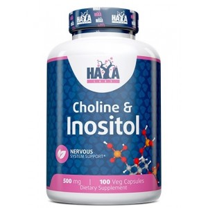 Холин и Инозитол, Haya Labs, Choline & Inositol - 100 веган капс