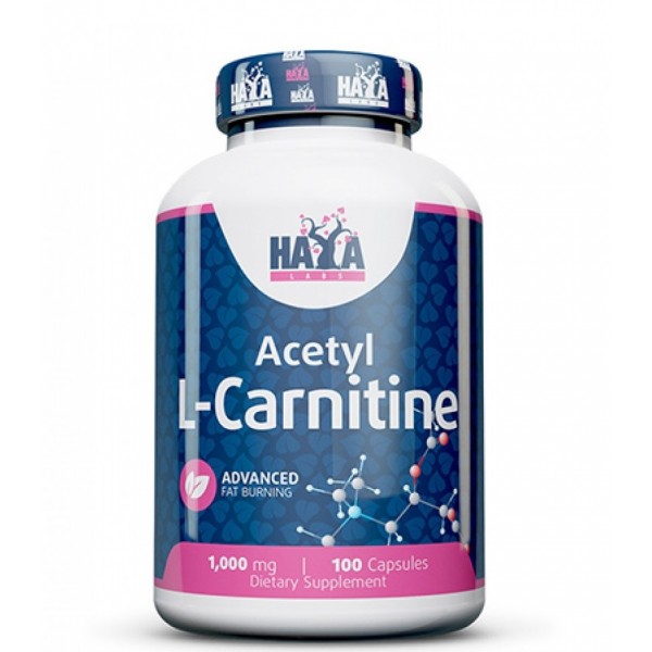 Л-карнитин Ацетил, Haya Labs, Acetyl L-Carnitine 1000 мг - 100 капс