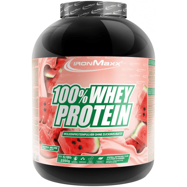 Сироватковий концентрат, IronMaxx, 100% Whey Protein - 2,3 кг