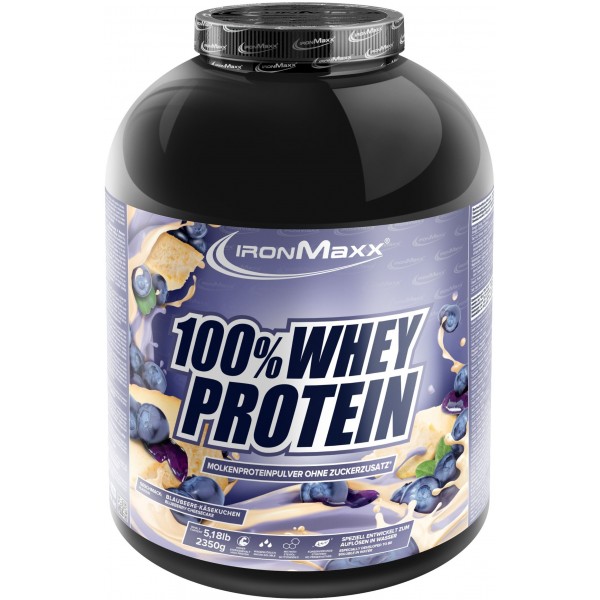 Сывороточный концентрат, IronMaxx, 100% Whey Protein - 2,3 кг