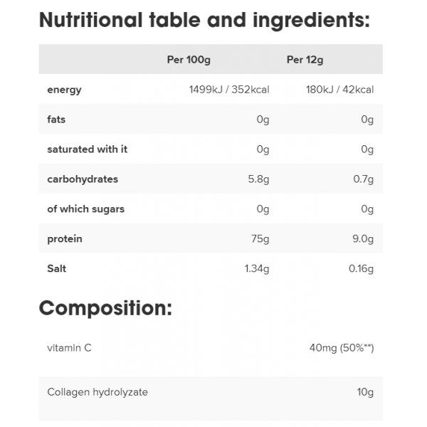 Коллаген, IronMaxx, Collagen Powder Zero - 250 г