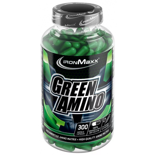 Растительные аминокислоты, IronMaxx, Green Amino - 300 капс 