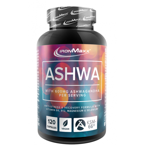 Ашваганда з вітамінами і мінералами, IronMaxx, Ashwagandha - 120 капс