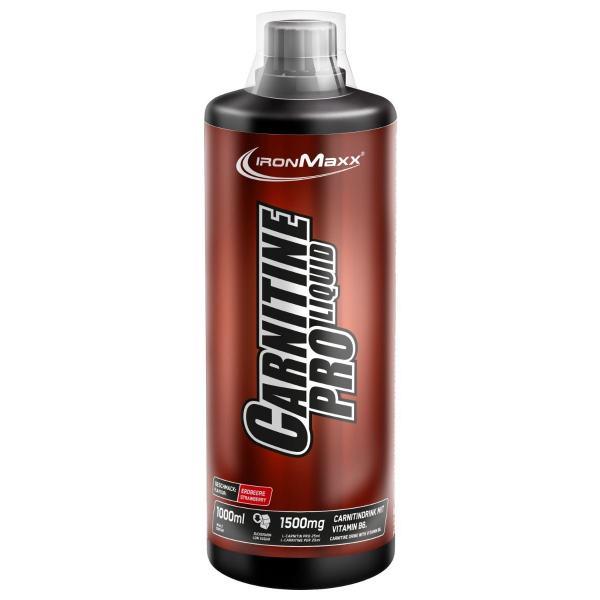 Л-карнитин в жидкой форме + Витамин В6, IronMaxx, Carnitine Pro Liquid - 1 л