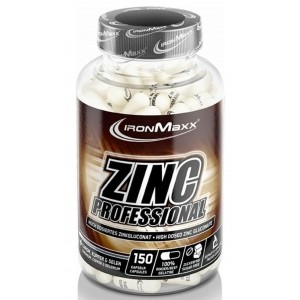 Цинк + Медь, Селен, Хром, IronMaxx, Zinc Professional - 150 капс