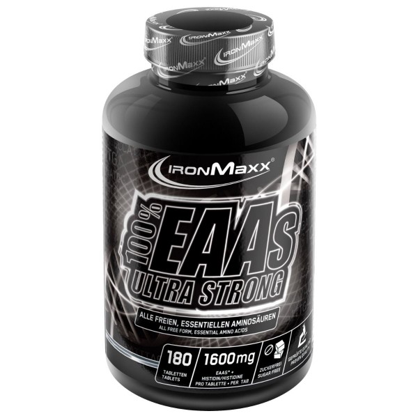 Комплекс незаменимых аминокислот в таблетках, IronMaxx, 100% EAAs Ultra Strong - 90 таб