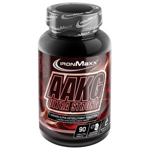 Аргинин альфа-кетоглутарат, IronMaxx, AAKG Ultra Strong - 90 таб