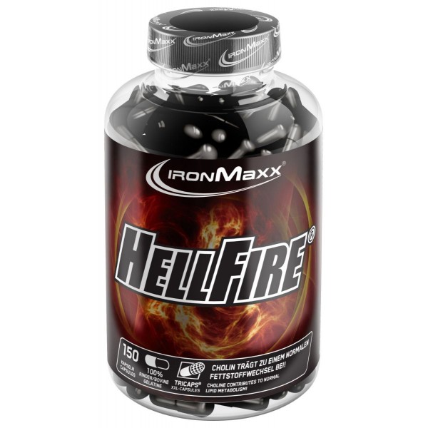 Жиросжигатель термогенный, IronMaxx, Hellfire Fatburner - 150 капс