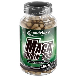 Мака перуанская, IronMaxx, Maca Origin 800 - 130 капс