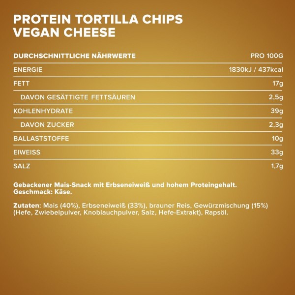 Протеїнові чіпси, IronMaxx, Protein Tortillas - 60 г