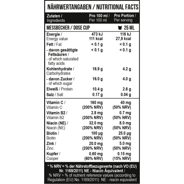 Жидкий коллаген с витаминами и минералами, MST, Сollagen Peptides + Biotine Verisol - 1л 