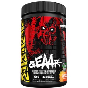 Незаменимые аминокислоты с электролитами, Mutant, GEAAR - 420 г - Персик-Манго