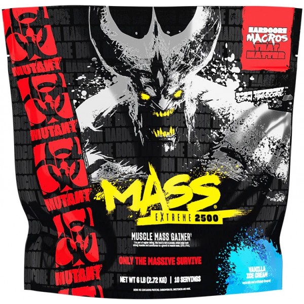 Гейнер со сложными углеводами, Mutant, Mass Xxxtreme 2500 - 2,72 кг