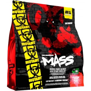 Гейнер (быстрый набор веса), Mutant, Mass - 2,27 кг - Клубника-Банан