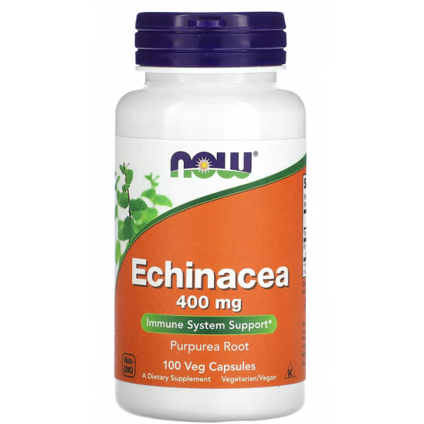 Ехінацея (коріння), NOW, Echinacea 400 мг 