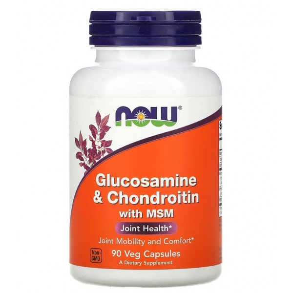 Глюкозамин, Хондроитин, МСМ, NOW, Glucosamine Chondroitin MSM 