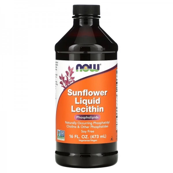 Подсолнечный лецитин в жидкой форме, NOW, Sunflower liquid lecithin - 473 мл