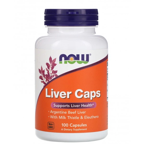 Комплекс для поддержки здоровья печени, NOW, Liver Caps - 100 капс