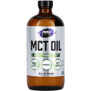 МСТ масло (Середньоланцюгові тригліцериди), NOW, MCT Oil 
