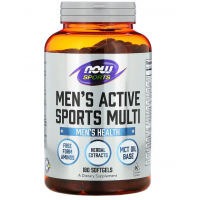 Комплекс витаминов для активных мужчин, NOW, Men's Active Sports Multi - 180 гель капс