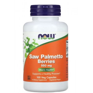 Экстракт Со Пальметто (Сереноя) ягоды, NOW, Saw Palmetto Extract 550 мг