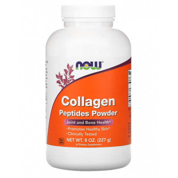 Коллаген пептидный, NOW, Collagen Peptides Powder - 227 г