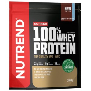 100% Сывороточный протеин, Nutrend, 100% Whey Protein - 1 кг - Шоколад-Кокос