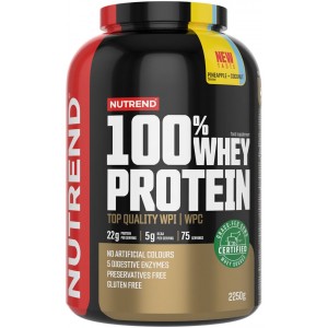 Протеин из молочной сыворотки, Nutrend, 100% Whey Protein - 2,2 кг - Ананас-Кокос