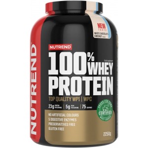 Протеин из молочной сыворотки, Nutrend, 100% Whey Protein - 2,2 кг - Белый шоколад-Кокос