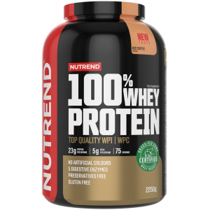 Протеин из молочной сыворотки, Nutrend, 100% Whey Protein - 2,2 кг - Кофе со льдом