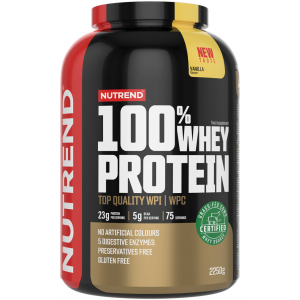 Протеин из молочной сыворотки, Nutrend, 100% Whey Protein - 2,2 кг - Ваниль