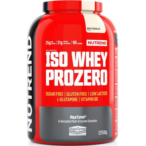 Протеин без сахара + энзимы, Nutrend, Iso Whey ProZero - 2,2 кг