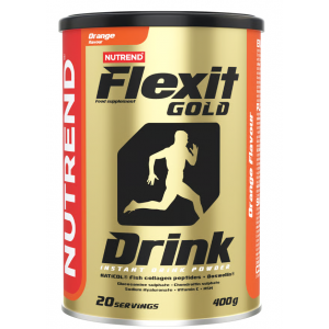 Хондропротектор (здоров'я зв'язок і суглобів), Nutrend, Flexit Drink Gold - 400 г - Апельсин