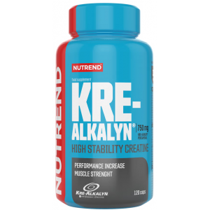 Кре-Алкалін, найкраща форма креатину, Nutrend, Kre-Alkalyn - 120 капс