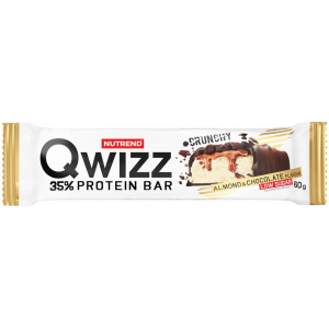 Протеиновый батончик, Nutrend, Qwizz Protein Bar - 60 г - Мигдаль-Шоколад