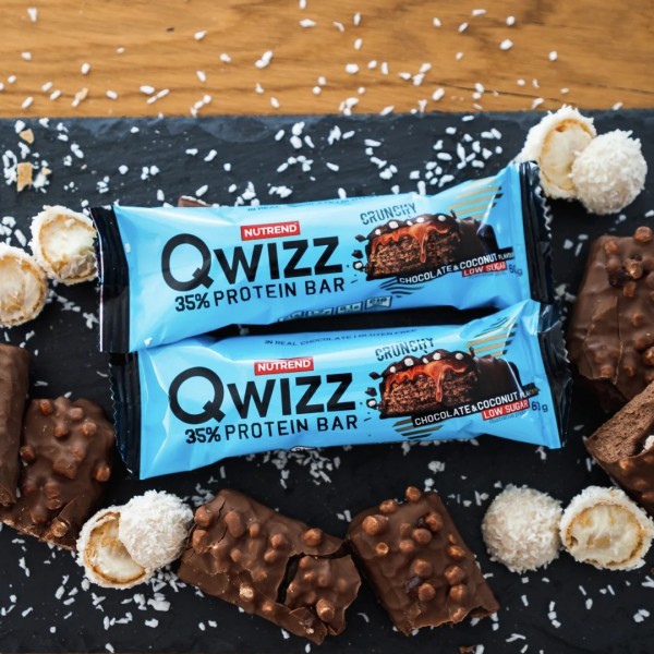 Протеиновый батончик, Nutrend, Qwizz Protein Bar - 60 г 