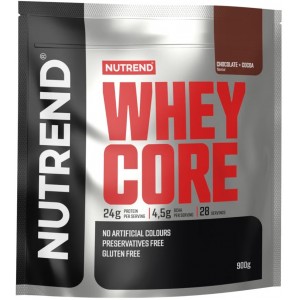 Протеин сывороточный, Nutrend, Whey Core - 900 г - Шоколад-Какао