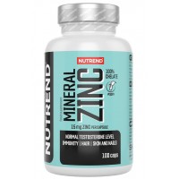 Бисглицинат Цинка, Nutrend, Mineral Zinc 100% Chelate - 100 капс