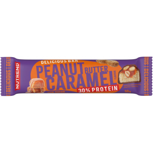 Батончик з протеїном, Nutrend, Delicious Bar - 50 г - Арахісове масло-Карамель