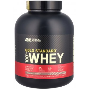 Сывороточный изолят, Optimum Nutrition,100% Whey Gold Standard - 2,27 кг - Шоколад-Кокос